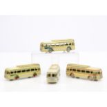 CIJ Ref No.3/40 Renault 120 CV Autobus, four examples, all cream body, two with blue lines, one