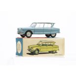 A CIJ Europarc Ref No.3/6 Citroen AMI 6, pale blue body, white roof, red interior, painted spun