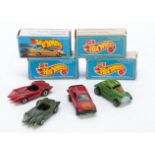 Leo Mattel HotWheels Collection, 9996 Second Wind (2), 9998 Neet Streeter, in original boxes, with