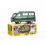 A Nicky Toys 295 Standard '20' Mini-Bus, green body, grey interior, plastic wheels, in original box,