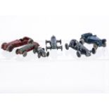 Various British Diecast Racing & Sports Cars, including Mafwo Aston Martin 1.5 Litre, red, Racing