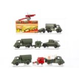 River Series Military Models, Armoured Car, in original box, with loose Limber and Field Gun,