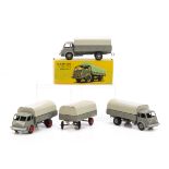 CIJ Ref No.3/25 Renault R 4145 Covered Truck, three examples, grey body and tilt, grey plastic