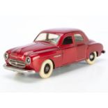 A CIJ Ref No.5/55 Renault Fregate Amiral 1955, large tinplate battery operated car, metallic red