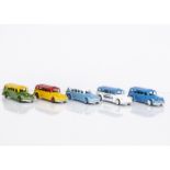 Gasquy Sep-Toy Mercury Coaches, five examples, all late production, assembled and painted at the