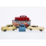 River Series Motorised Cars, Standard Vanguard Saloon, red, in original box, Austin A40 Somerset (