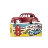 A CIJ Ref No.3/47 Panhard Dyna X, red body, spun hubs, white tyres, in original box, E, box G