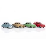 River Series Motorised Cars, Ford Prefect, green, Standard Vanguard 2-Door Estate, red, Austin A40