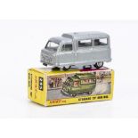 A Nicky Toys 295 Standard '20' Mini-Bus, silver body, grey interior, plastic wheels, in original