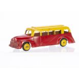 A Gasquy Sep-Toy Mercury Coach, red lower body, dark yellow upper and hubs, no trim, G-VG, one