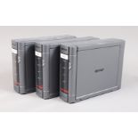 Seven Buffalo Link Station Hard Drives, four model no LS-250GL and three model HS-DHGL, all drives