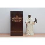 A Minton boxed bone china figure of the Sheik, from the bronze and ivory collection