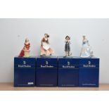 Four Royal Doulton lady figurines, comprising Judith H.N. 2313, Autumntime H.N. 3231, Pearly Girl