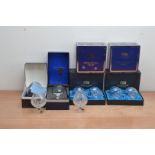 A group of boxed glass, including Thomas Webb crystal, Wedgwood and Doulton (qty)