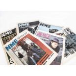 New Musical Express 1985, approximately ninety copies of NME from 1985, generally good condition
