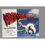 Airplane! (1980) UK Quad Poster, Airplane (1980) UK Quad poster for this Classic comedy - folded