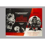 Double Bill UK Quad Posters, fifteen UK quads, all Double Bills comprising American Werewolf in