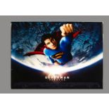 Superman UK Quad Posters, four UK Quad Posters comprising Superman Returns, Man of Steel (Two