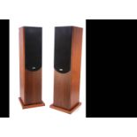 B & W Speakers a pair of Bowers & Wilkins floor standing speakers model P4, s/n 005183 & 005184,