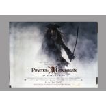 Pirates of the Caribbean UK Quad Posters, three UK Quad Posters comprising two Dead Man's Chest