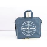 Catch Me If You Can Pan Am Bag and Badge, This Pan Am reproduction Flight Bag and Badge was given