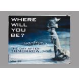 The Day After Tomorrow Film Posters, five Advance UK Quad Posters for the Disaster Movie