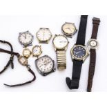 Ten various wristwatches, AF, including a manual wind Seiko and another Seiko, and others