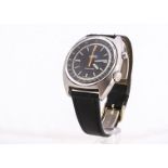 A 1960s Omega Chronostop Seamaster stainless steel gentleman's wristwatch, 40mm, ref. ST 145 007,