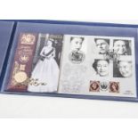 A modern Benham full gold sovereign First day Cover, dated 2002, EF, celebrating HM Queen