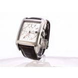 A modern Maurice Lacroix Pontos Chronographe Automatique stainless steel gentleman's wristwatch,