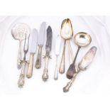 A collection of Gorham silver plated flatware and other silver plated flatware