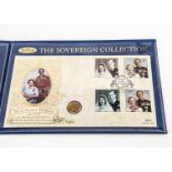 A modern Benham full gold sovereign First day Cover, dated 1958, EF, celebrating HM Queen
