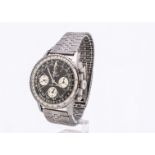 A c1970s Breitling Navitimer manual wind stainless steel gentleman's wristwatch, 41mm, ref. 806,