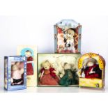 North American Bear Co Inc Muffy Bears, Muffy Vander Bear as Muff Pierrot, Muffy Rubies and