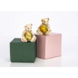 Fifty-seven Lorrie Mac Happy resin teddy bear ornaments, by kind permission of Rosemary and Paul