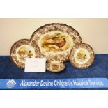 A mid 20th Century Palissy Royal Worcestr group game series part dinner service, appears to be for