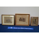 Three animal related prints, all framed, the largest 38cm x 46cm (3) IMPORTANT! REGARDING