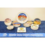 Poole collectors plates, including 425 Spring II, 426 Summer II, 427 Autumn II, 428 Winter II, 431