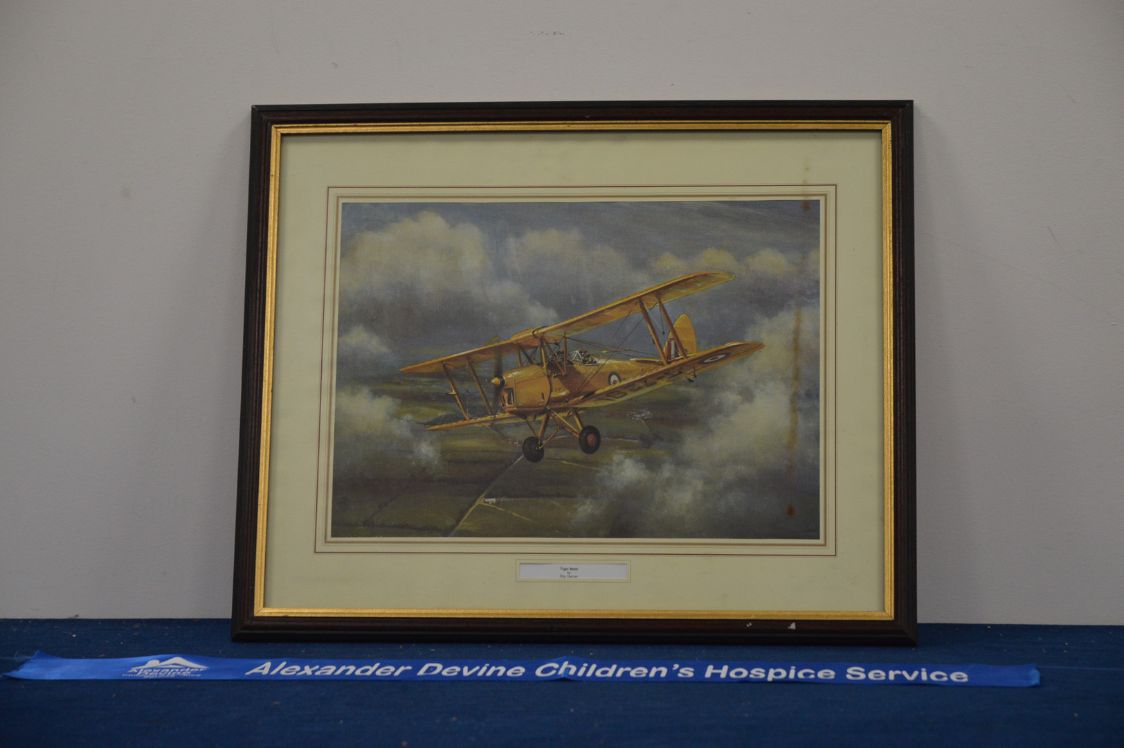 Three WW2 RAF related framed items, including a photo and print of a Lancaster size 56cm x 81cm ( - Image 2 of 2