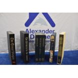 Five Folio Socitey sleeved volumns, including The Great Plague, The Princes in the Tower, Legends of