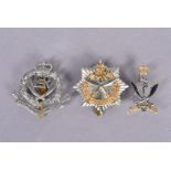 Gurkha Regiments, three badges, comprising Gurkha Military Police, Gurkha Signal Regiment and Gurkha