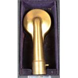 Edison reproducer, Edisonic, with gilt finish, in plush-lined carton (for standard reproducer);