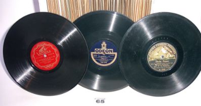 Twenty-two 10-inch vocal records, by Journet (6), Jungkurth (2), Juarez, Junot, Jysor (3), Kaisin (