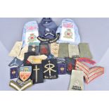A collection of cloth badges, to include Air Training Corps, Royal Air Force Station Coningsby,