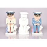 Three Lady Grace China Limited Edition Toby Jugs, all marked 'Air Commodore Winston Churchill 40th