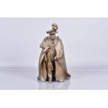 Karin Churchill, a cold-cast resin bronze of Winston Churchill wearing the robes of a Knight of