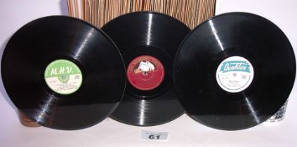 Fifty-four 10-inch vocal records, Hungarian records including many MHV, Qualiton and Hungarian