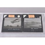 A collection of photographs are related items to Harwell and various Aircrafts, including paper
