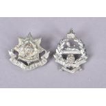 Volunteer Battalions, two badges, comprising East Yorkshire 1st Volunteer Battalion and East