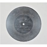 Berliner 7-inch record, E541 Manhatten (sic) Beach March, Trocadero Orchestra London, 9-13-98, 7 y-2